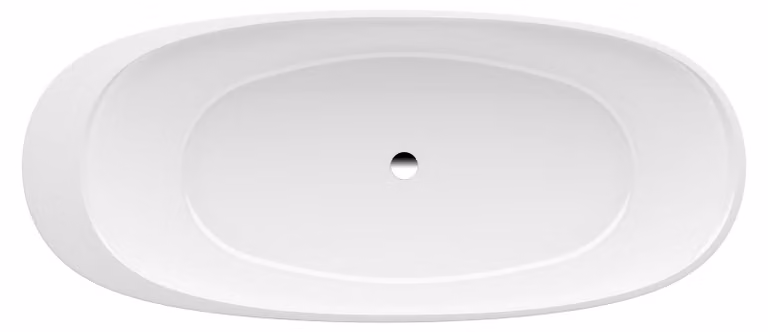 LAUFEN ILBAGNOALESSI Baignoire, en pose libre, en fonte minérale, 1850x800x440mm, H2209720000001, H2209720000001