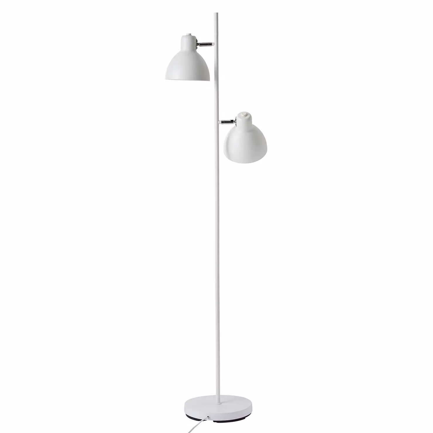 Dyberg Larsen Lampada da terra Skagen 2, Bianco / Opale, Soggiorno / Sala da pranzo, Metallo, Scandinavo, Lampada da terra