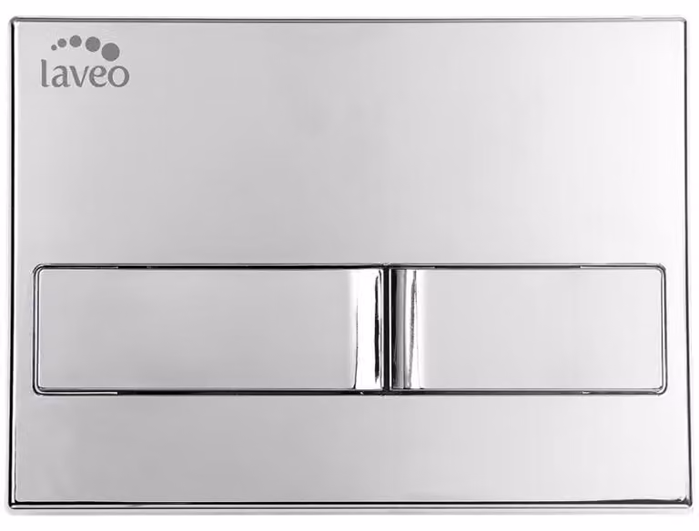 Laveo BENI VPB_095V Pulsante per WC, cromato