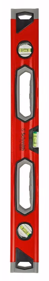 Livella a bolla in alluminio con maniglie, ergonomica, 60 cm. Livella di precisione, livella per muratori, livella per l'edilizia, strumento di misurazione, strumento di misurazione in alluminio, livella professionale di alta qualità per cantieri