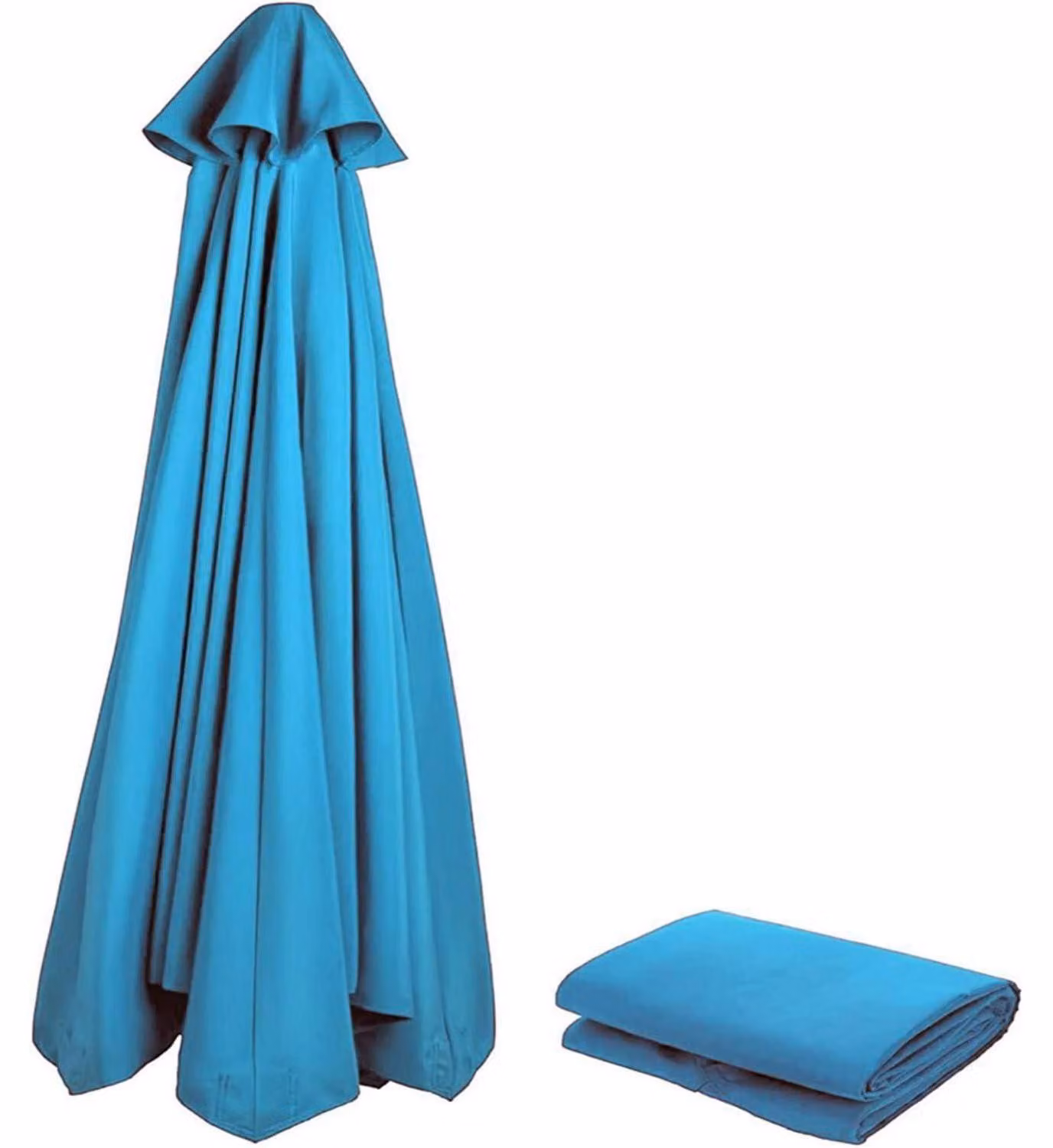 Copertura di ricambio per ombrellone, diametro 270 cm, 8 stecche, protezione UV 80, impermeabile, colore: antracite/blu/grigio/rosso/beige