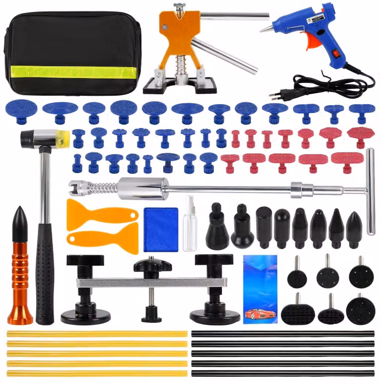 Kit di riparazione per ammaccature auto, composto da 78 pezzi