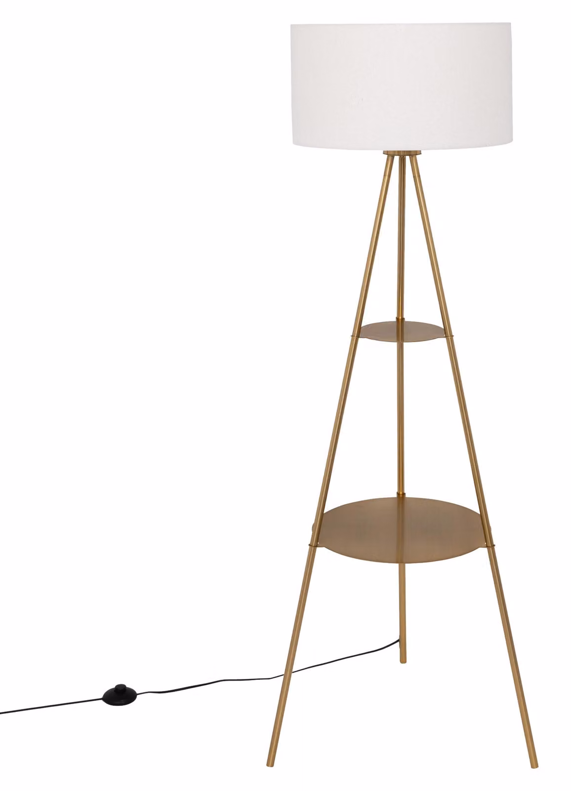 Atmosphera createur d'interieur - Lampada da terra a tre gambe "arthus" oro h163cm