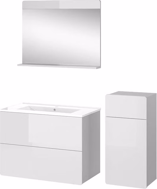 Set di mobili da bagno Izan Bianco 4 pezzi Vicco