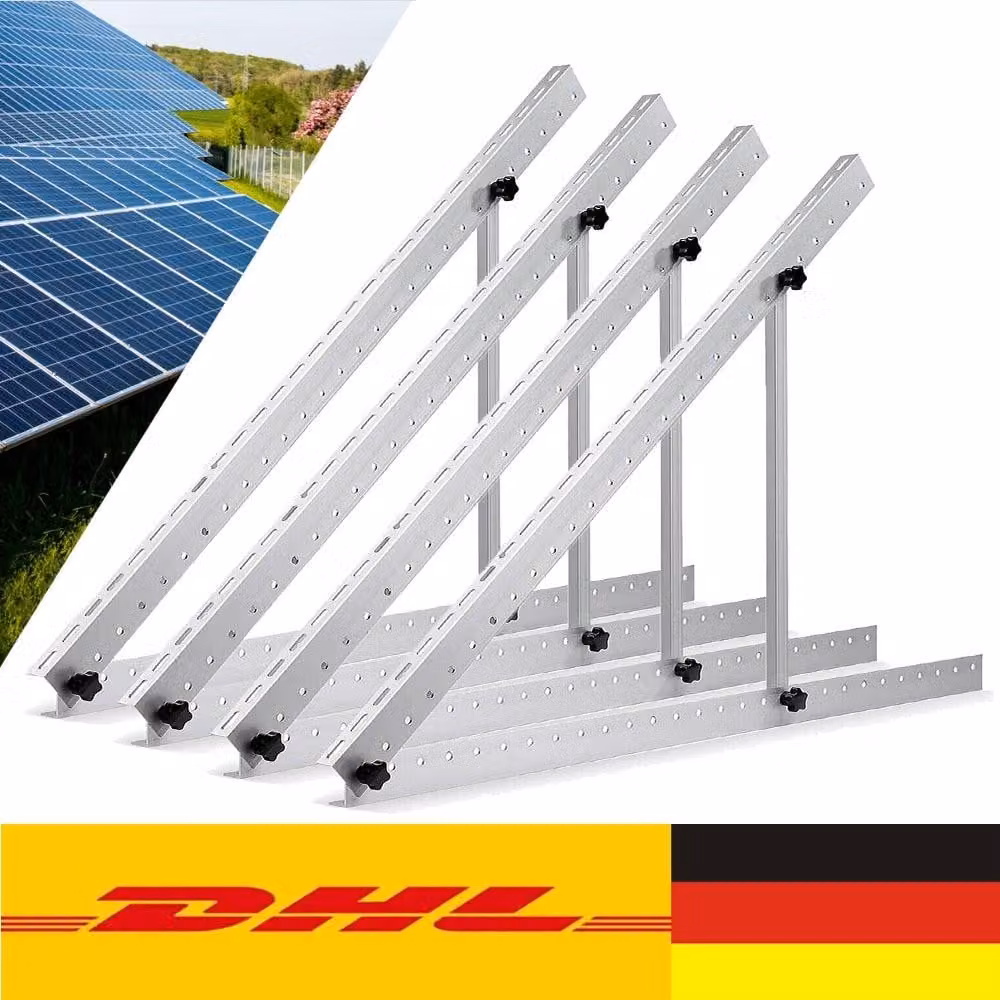 4 pezzi modulo solare montare 114cm balcone centrale elettrica per 2 pannelli solari elevazione modulo fotovoltaico tetto montaggio solare tetto piatto