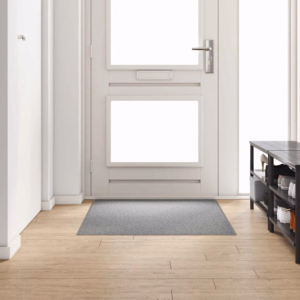 Runner in moquette vidaXL grigio chiaro, lavabile e antiscivolo, L 100 x P 150 cm