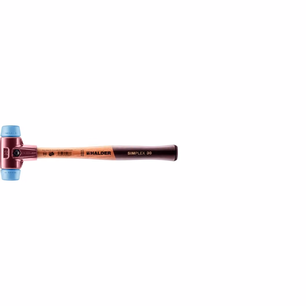 Mazza SIMPLEX soft-face, TPE-soft; con tempera..