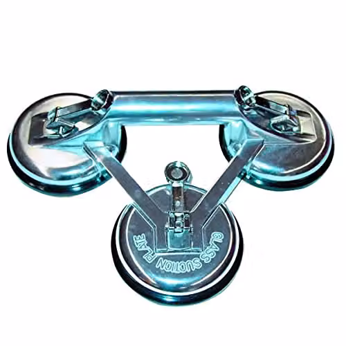 Ventosa Piastrelle Alluminio 115 mm Tripla       120267 Hit