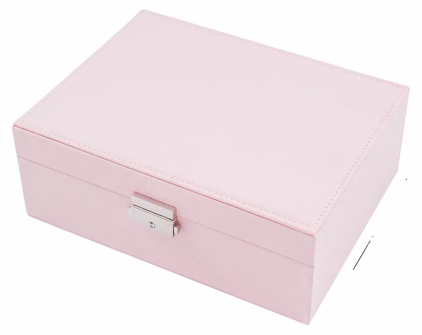 Portagioie, design elegante, serrature e chiavi sicure, rosa