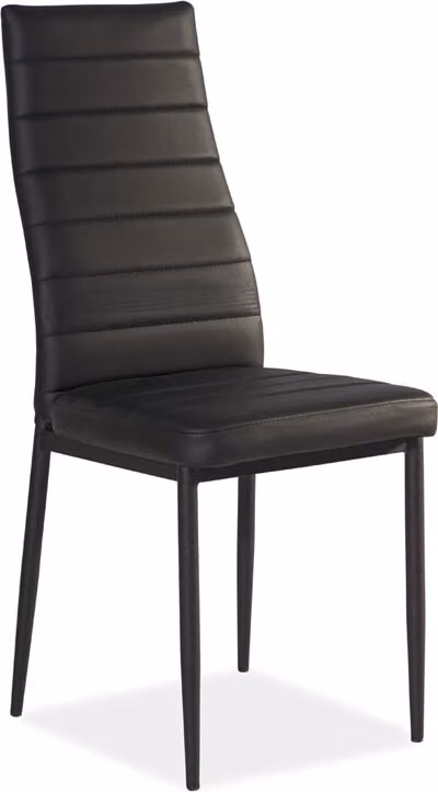 Set di sedie da pranzo per cucina H-261 nero set di 4 sedie