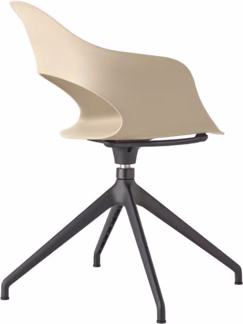 SEDIA LADY B TRESPOLO GIREVOLE TECNOPOLIMERO MADE IN ITALY SCAB DESIGN - Tortora 15