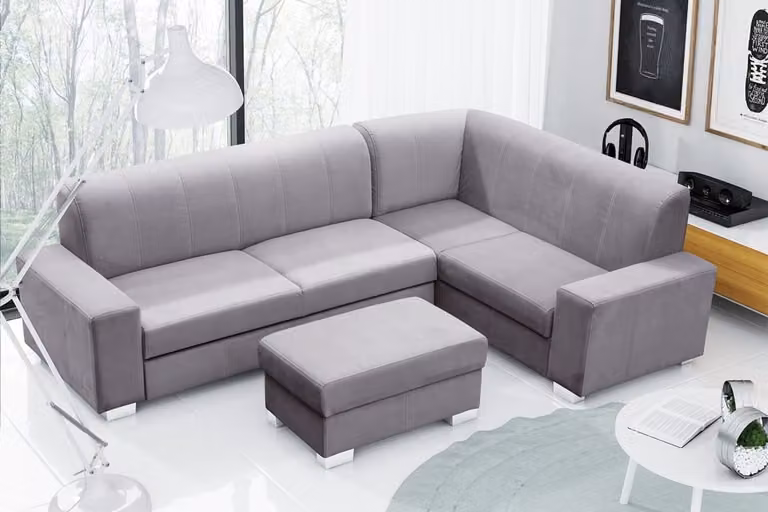 Schlafsofa Eck Sofa Couch Bettfunktion Polster Eck Garnitur Schlaffunktion