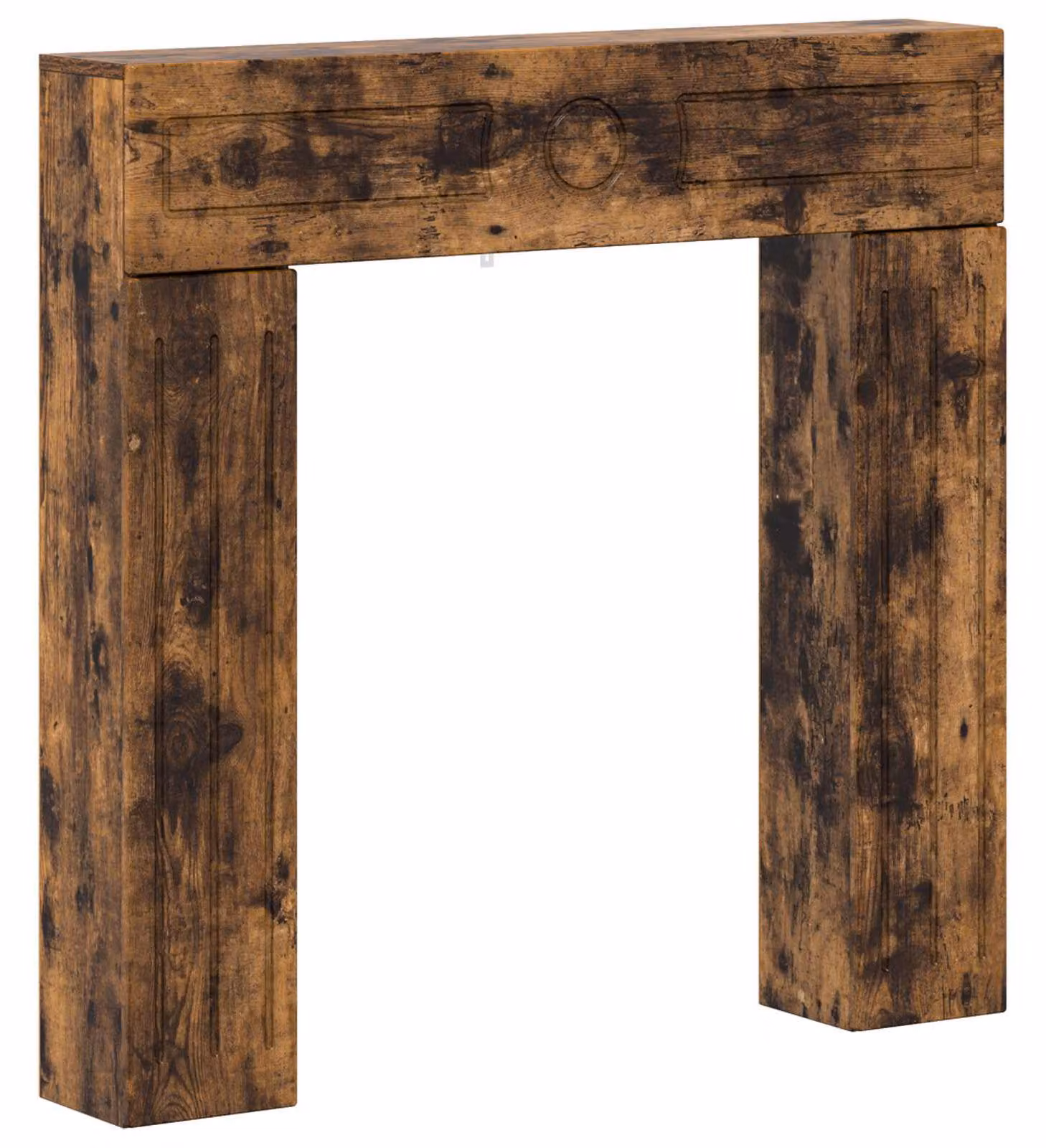 Cornice per camino, legno multistrato, dimensioni 102 x 18 x 100,5 cm