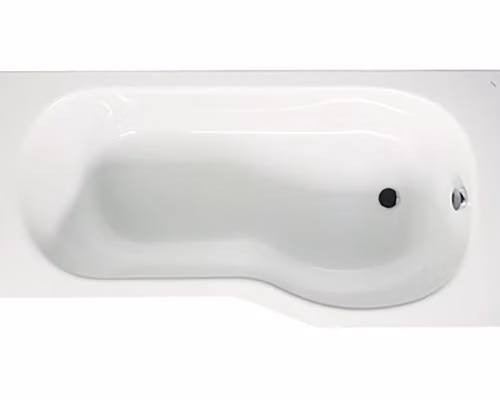 Jika Tigo - Vasca da bagno asimmetrica, 1600x800x430 mm, destra, bianco H2202100000001