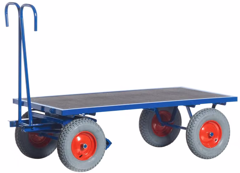 Carrello a mano Rollcart senza sponde 1200 x 800 x 480 mm LxPxA Gomma piena