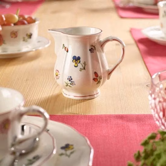 Kit di Bicchieri per Latte Villeroy & Boch in Porcellana Multicolore e Bianca, Capacità: 250 ml, Altezza: 75 cm