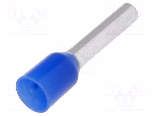 20 connettori a crimpare in rame, isolati, sezione 2,5 mm², codice prodotto 9019170000, modello H2,5/19D BL, marca Bootlac