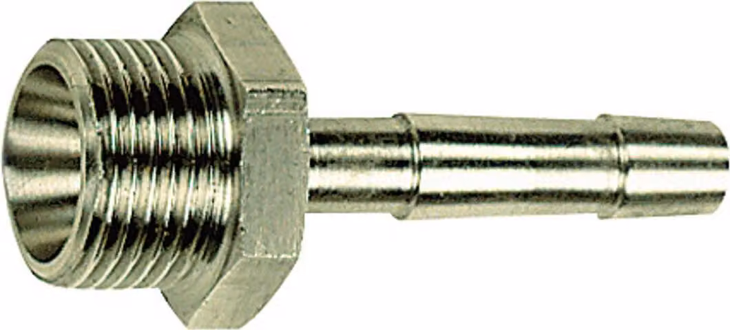 Ugello Riegler a vite per tubo flessibile, G 3/8 a., per tubo LW 13, ES 1.4571