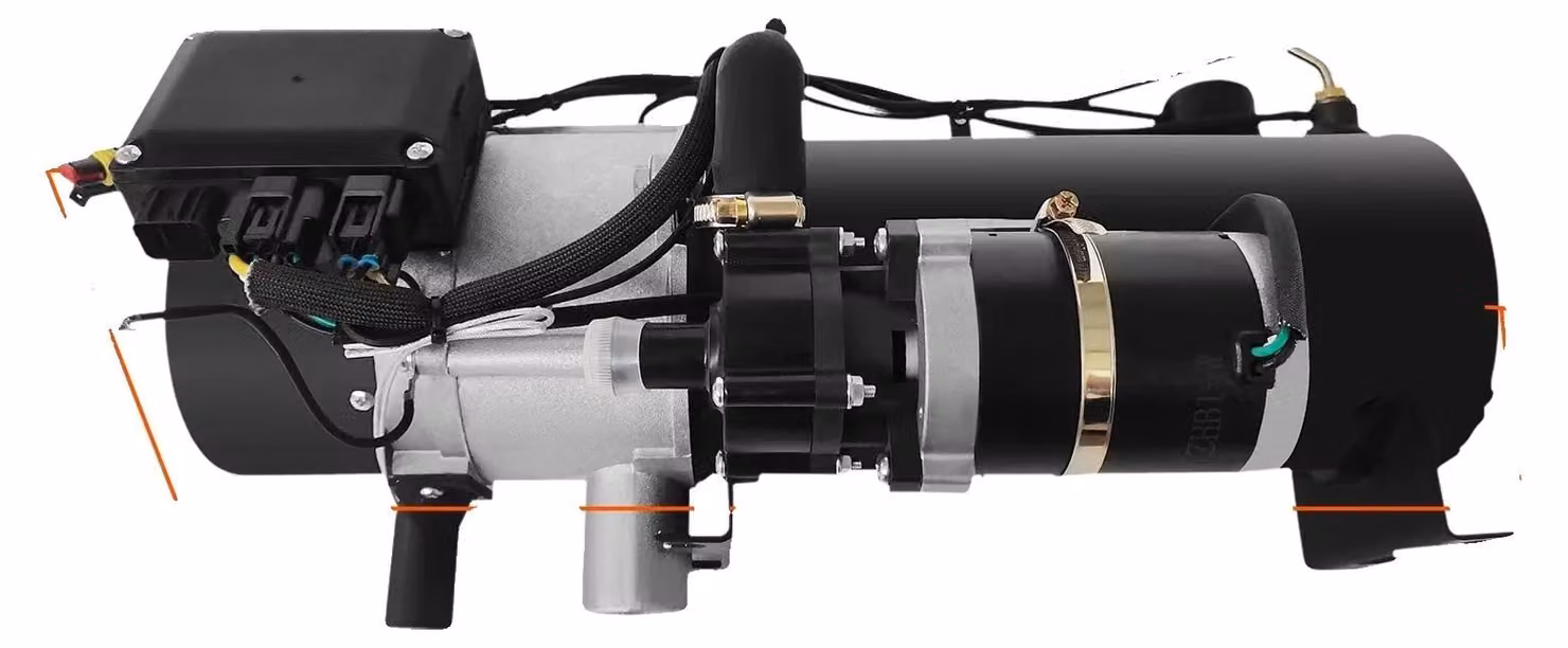 Riscaldatore ausiliario per auto a circuito d'acqua, potenza 10 kW, con protezione contro il surriscaldamento, 12V