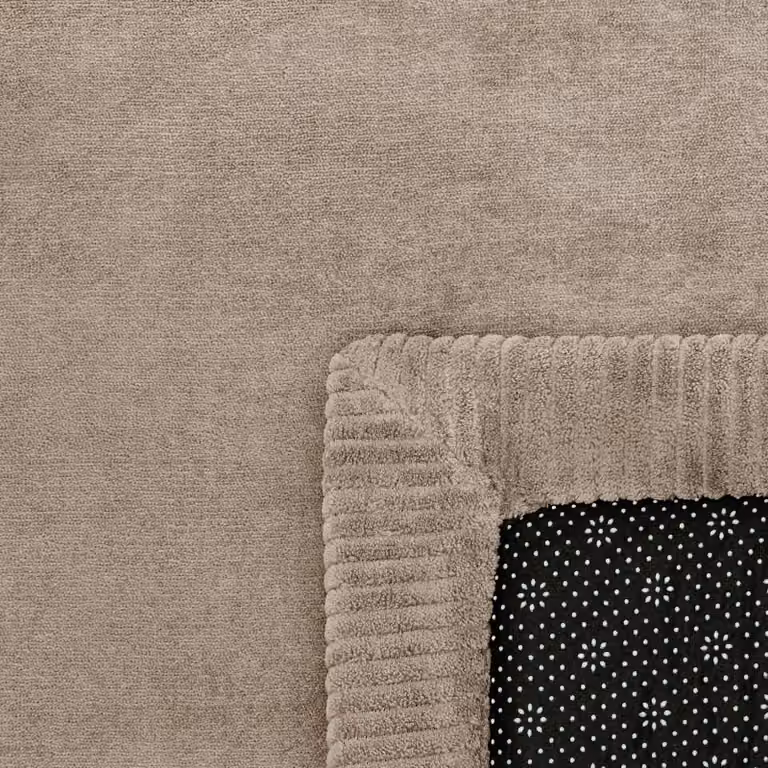 Tappeto rotondo lavabile per bambini Atami beige Diametro: 80 cm