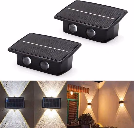 Lampada da esterno a LED impermeabile con alimentazione wireless - Ideale per esterni, vialetti e tettoie per auto