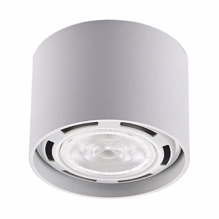 Faretto da soffitto Arcchio Mabel, Ø 12 cm, bianco, metallo, GU10