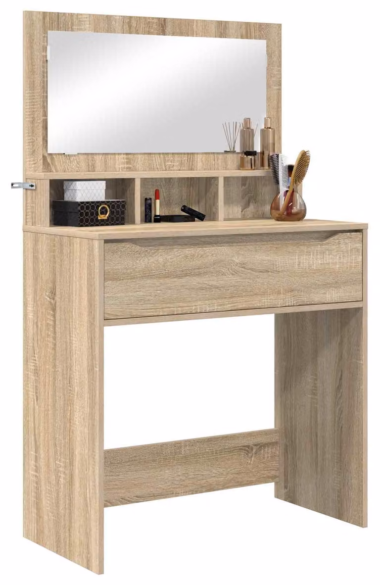 Tavoli da Trucco per Camera da Letto con cassetto Rovere Sonoma