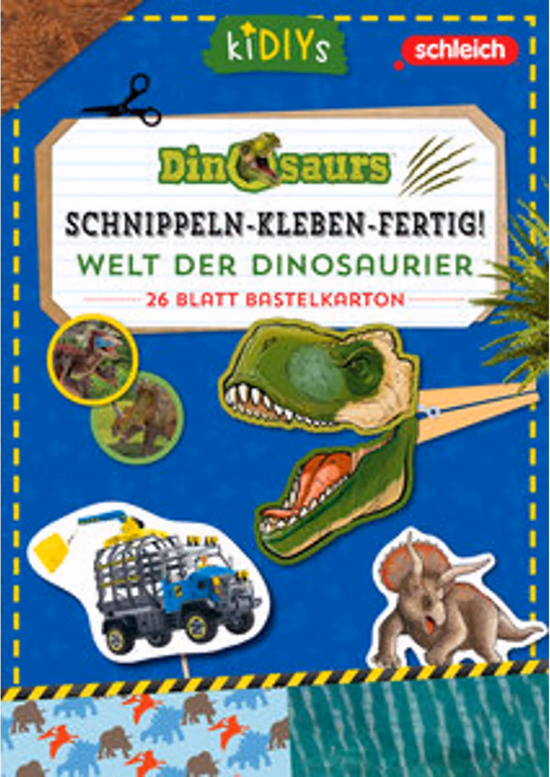 Schnippeln-Kleben-Fertig - Dinosauri Schleich