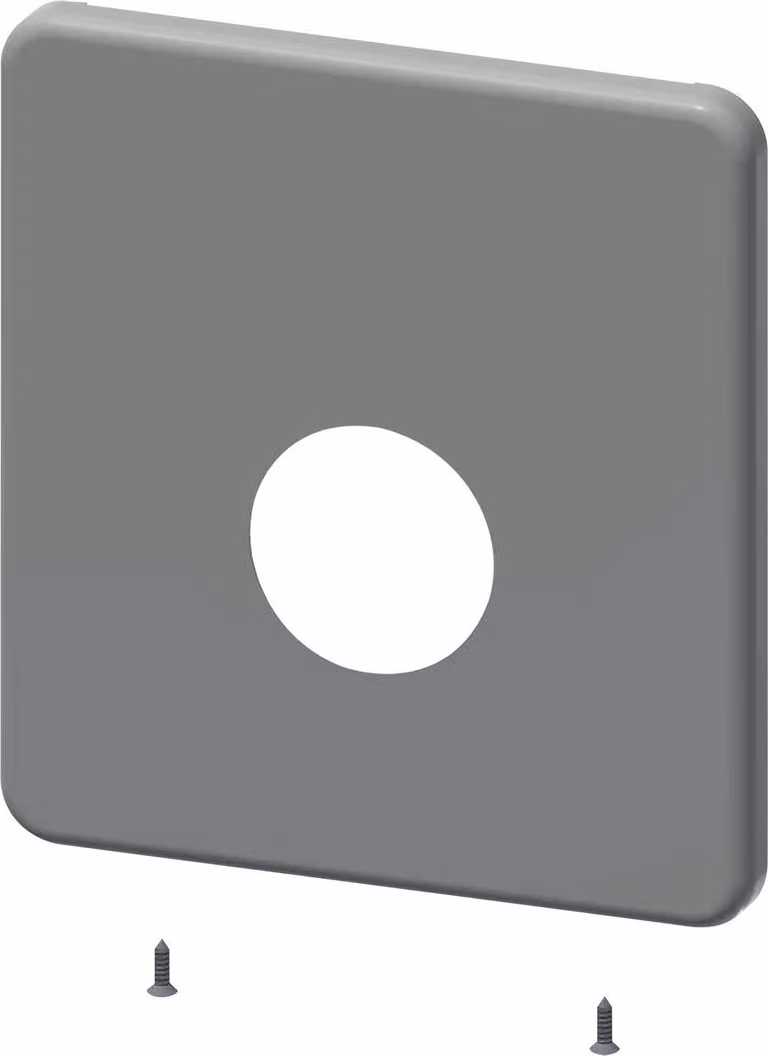KWC AR piastra di copertura in acciaio inox, F5, 205x225 mm, 2030051108