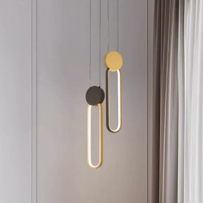 Zambelis Lampada a sospensione 23101, dimmerabile, Ottone / Oro, Soggiorno / Sala da pranzo, Alluminio, Moderno, Lampada a sospensione