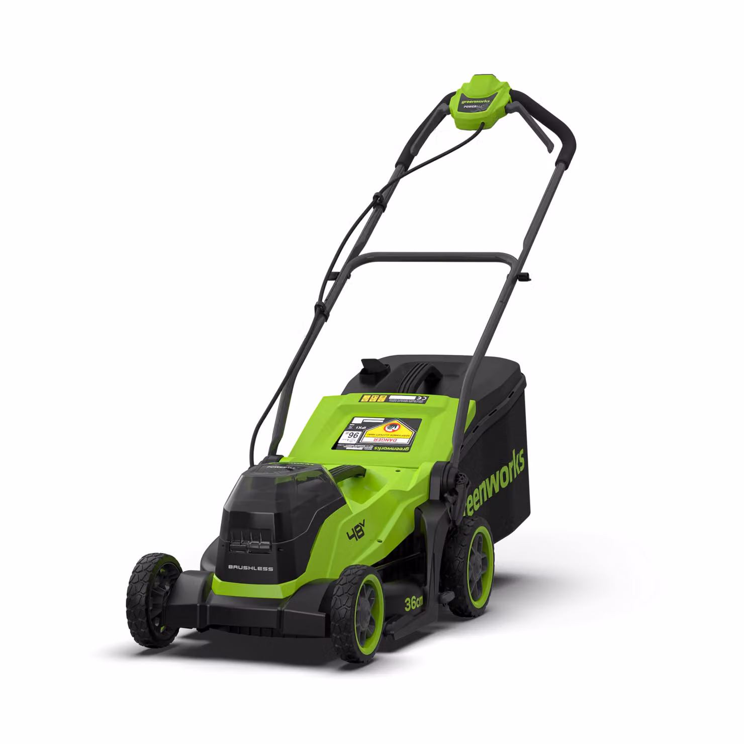 Greenworks POWERALL 48V (24V x 2) Rasaerba 36cm - Senza batteria