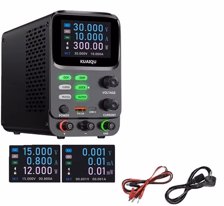 Alimentazione elettrica, display ad alta precisione, utilizzo versatile, 30 V 10 A, spina UE da 220 V