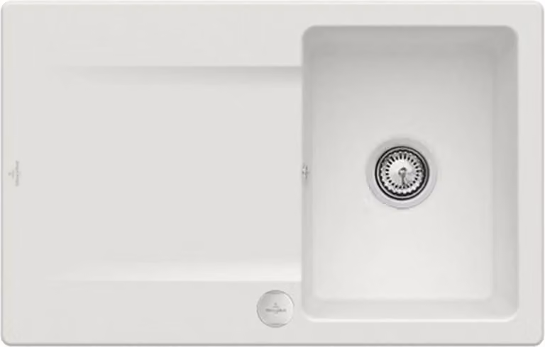Lavello da cucina Villeroy&Boch, lavello da cucina Siluet 45 Steam 800x510mm, larghezza base 45cm