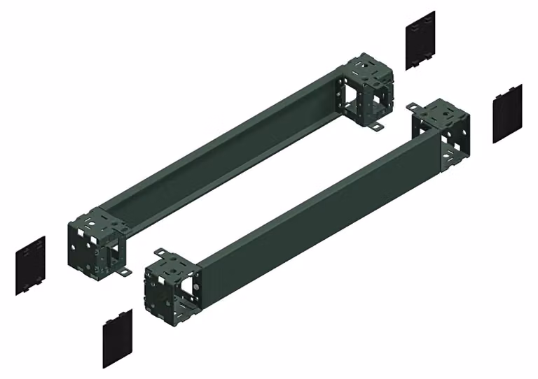 Schneider Electric Spacial SF/SM parti anteriori della base, 100x1200mm NSYSPF12100