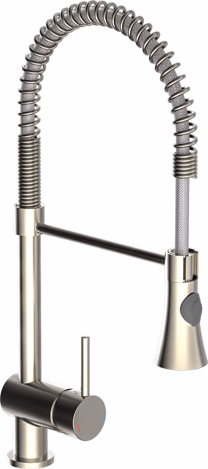 Rubinetto da cucina SCHÜTTE CORNWALL, rubinetto da cucina a bassa pressione, rubinetto da cucina estraibile, miscelatore da cucina, look acciaio inox