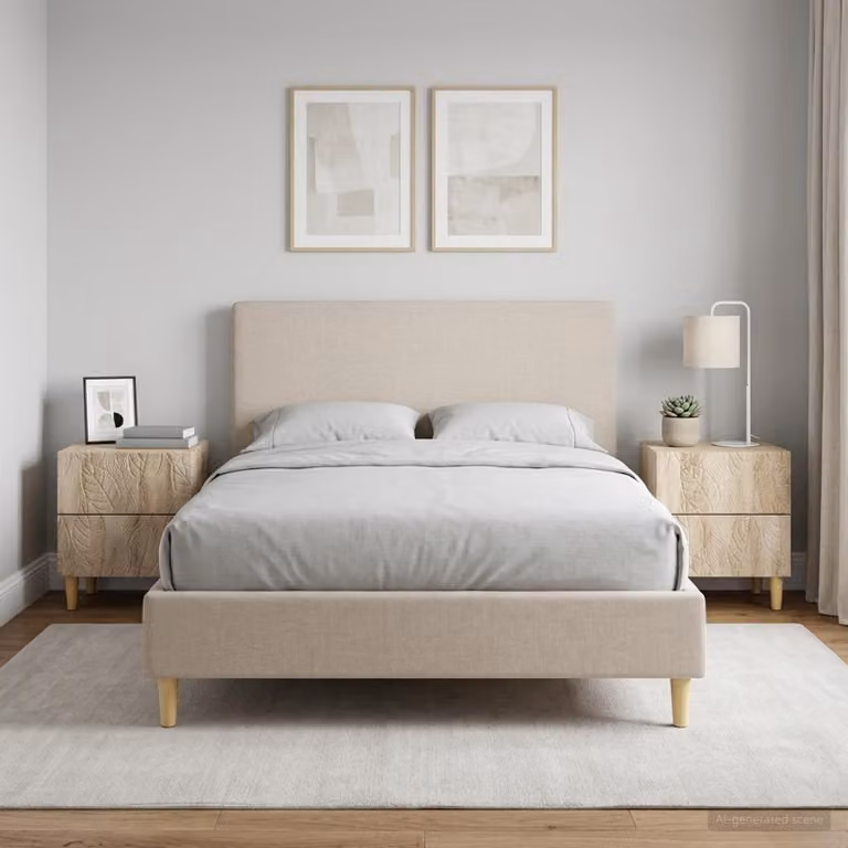 Set di 2 comodini moderni vidaXL in legno color rovere sonoma, L 43 cm x P 34,5 cm x H 48 cm