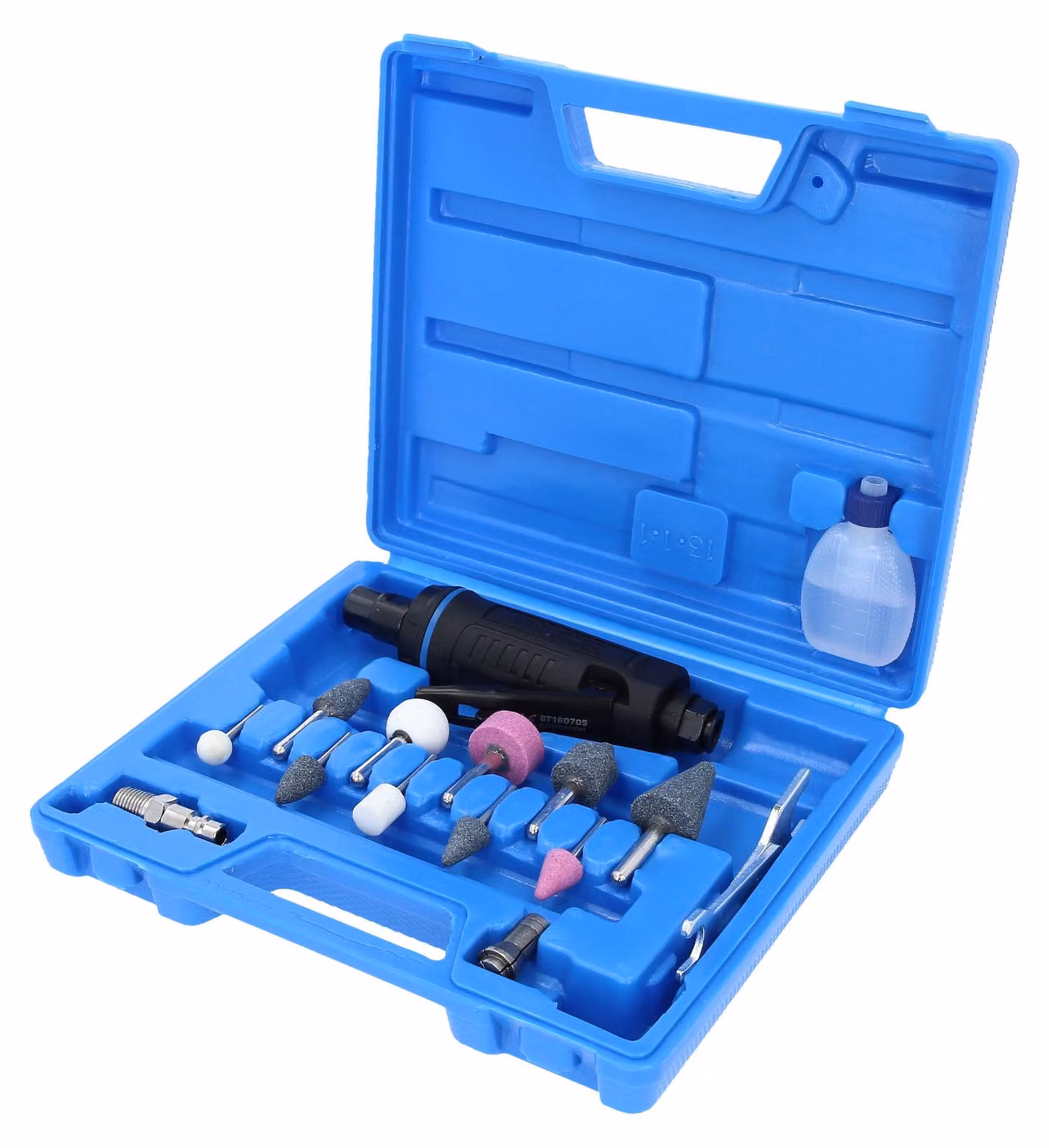 BRILLIANT TOOLS Set di mini smerigliatrici pneumatiche 15 pezzi - BT160700