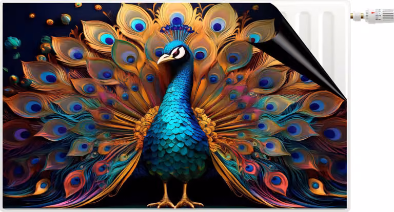 Copriradiatore decorativo - Tappetino magnetico colorato per radiatori
