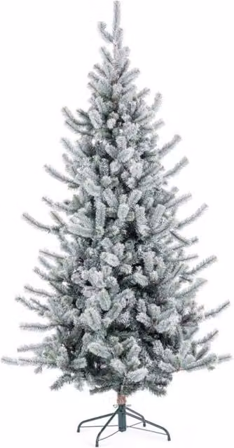 Albero di Natale Slim Serrone ghiacciato H210 con 918 rami