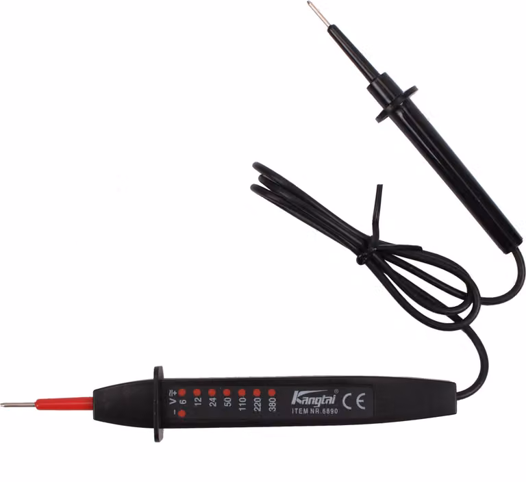 CCLIFE Tester di tensione a 2 poli 6-380V AC/DC Tester di tensione Tester di fase