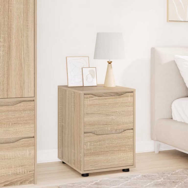 Armadio moderno vidaXL in legno ingegnerizzato Rovere Sonoma, L 40 cm x P 48 cm x H 57 cm