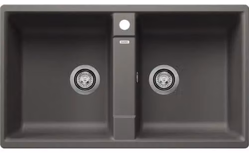 Blanco Zia 9 - Lavello in silgranito, 860x500 mm, grigio 527393