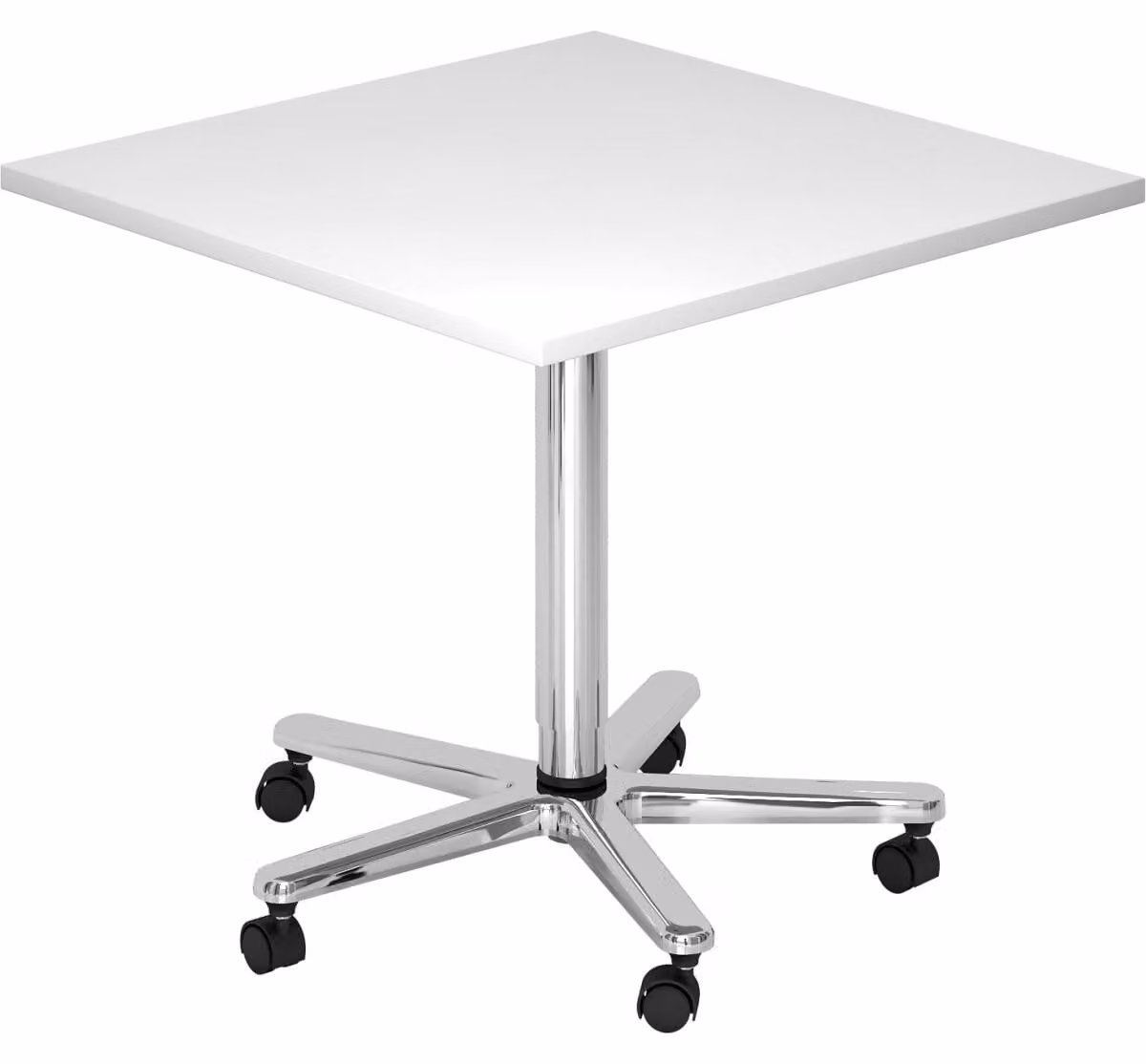 Tavolino con base a colonna ST88, 80 x 80 cm