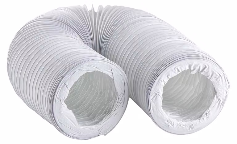 Tubo di scarico flessibile per condizionatori e asciugatrici, diametro 125 mm, lunghezza 6 metri
