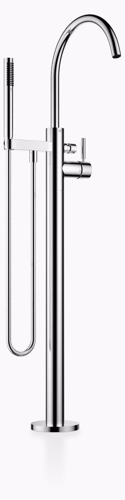 Dornbracht Mitigeur monocommandé pour bain avec tube de fixation pour montage indépendant, avec flexible de douche, 25863661-00, 25863661-00