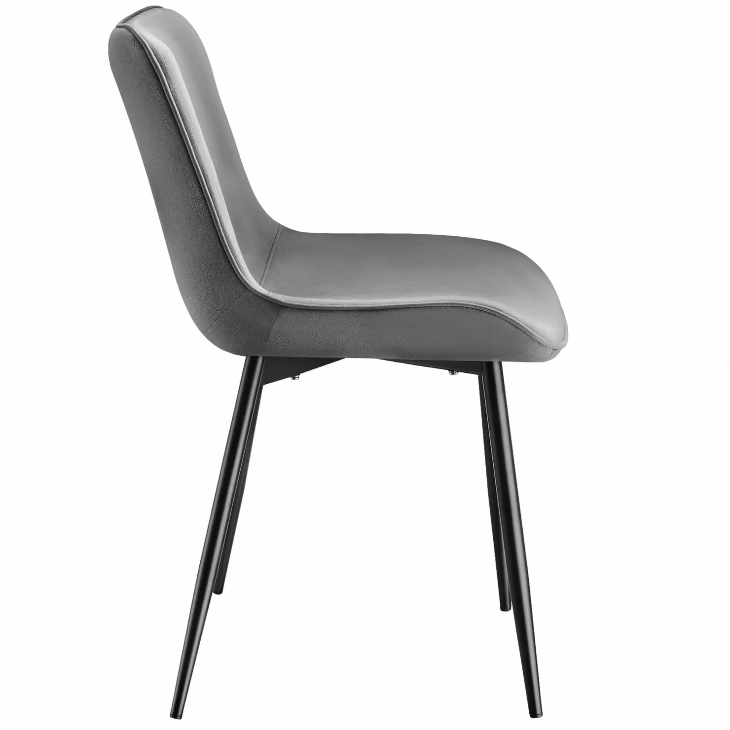 Set di 8 sedie Monroe in velluto grigio per soggiorno e cucina TecTake GmbH