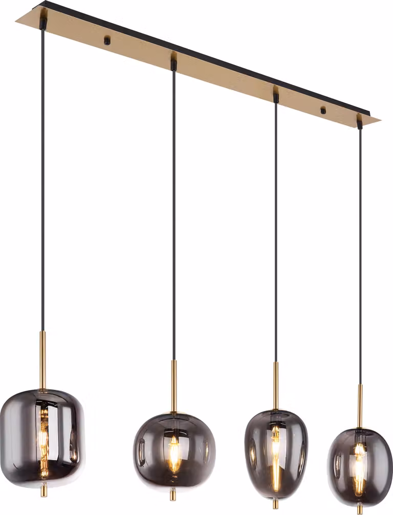 Lampada a sospensione BLACKY I 15345-4MM Globo