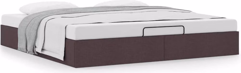 Struttura Letto Pouf senza Materasso 160x200 cm in Tessuto