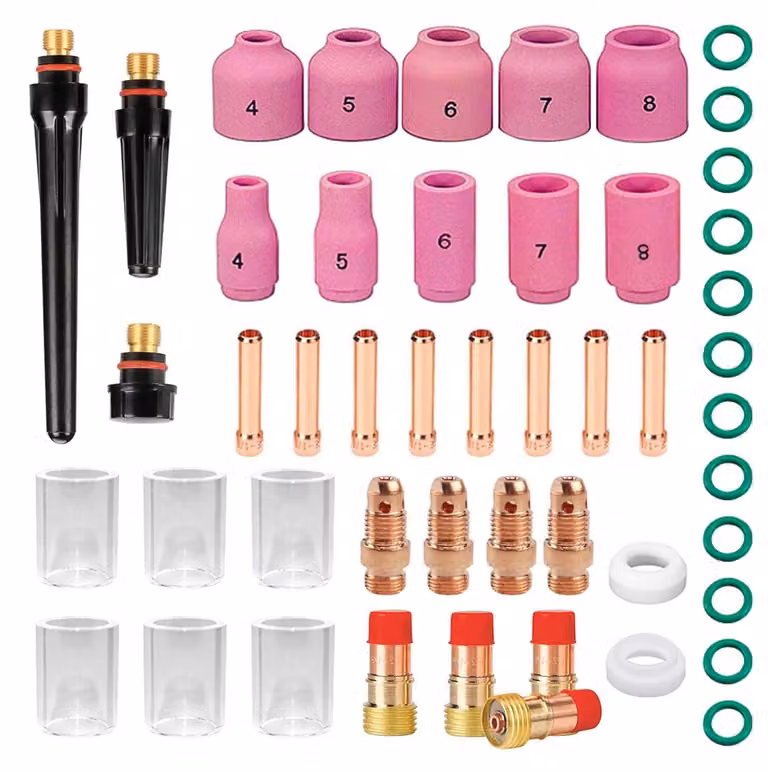 Kit di utensili per saldatura TIG da 49 pezzi