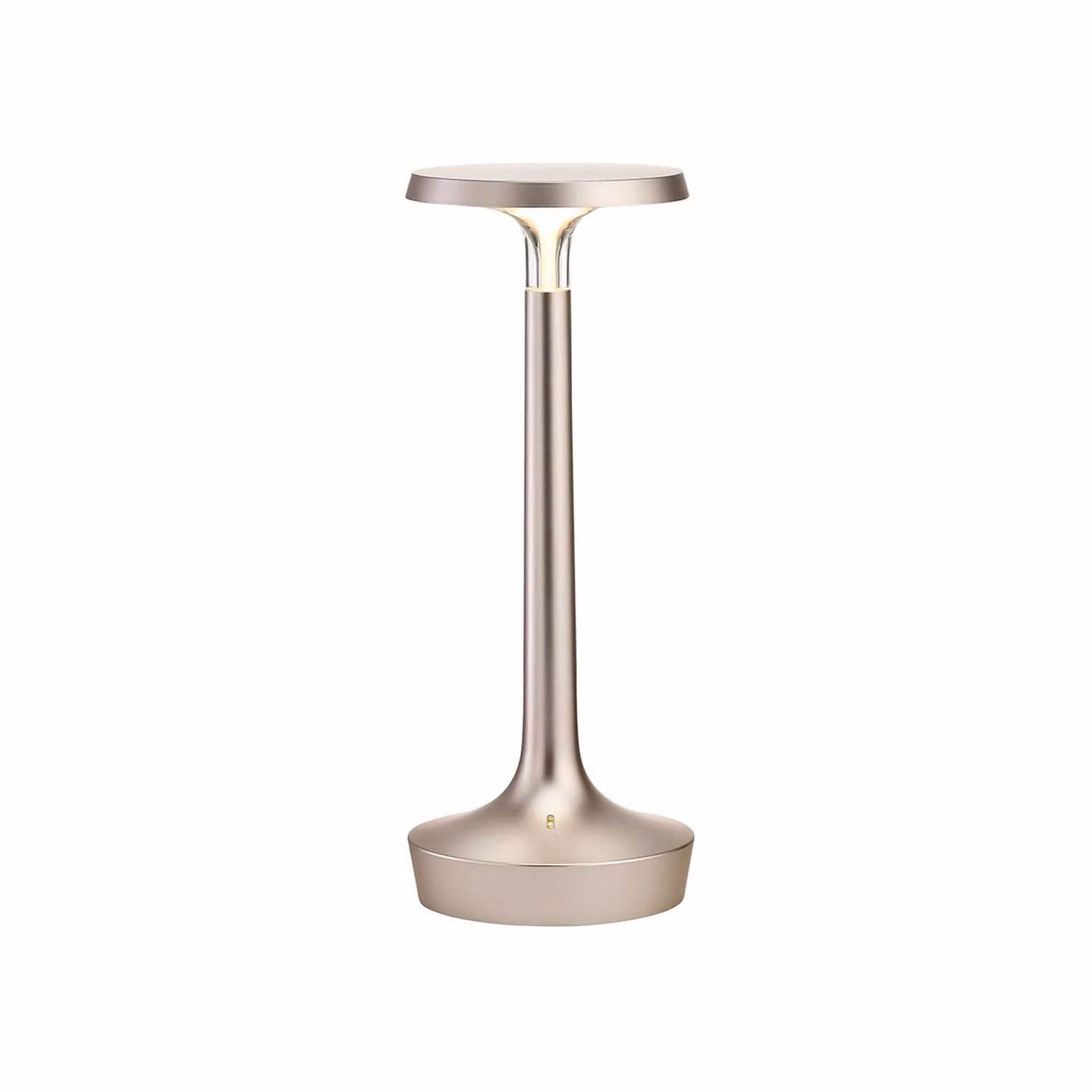 Flos - Bon Jour Unplugged - Lampada da tavolo - Matte Chrome